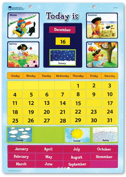 Calendar educativ magnetic