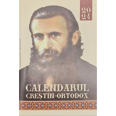 Calendarul crestin-ortodox 2024, Arsenie Boca - format carticica