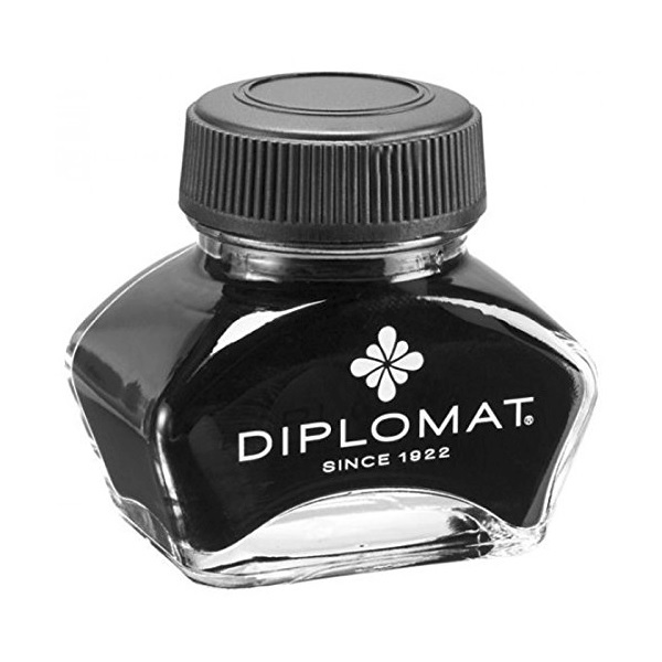 Calimara cu cerneala neagra, 30ml, Diplomat