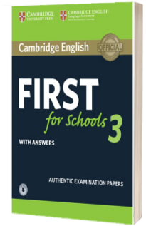 Cambridge english first for schools 3. Students book with answers with audio