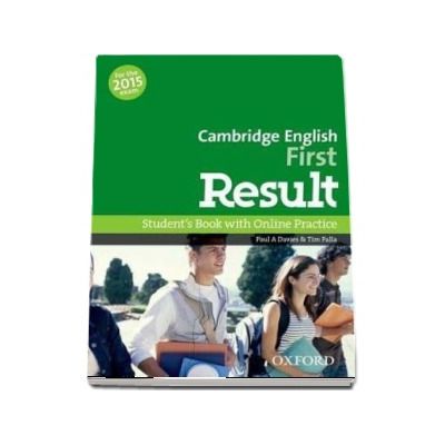 Cambridge English. First Result. Student s Book with Online Practice (For the 2015 exam)