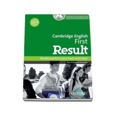 Cambridge english, first result. Workbook resource pack with key