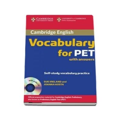 Cambridge Vocabulary for PET Student Book with Answers and Audio CD