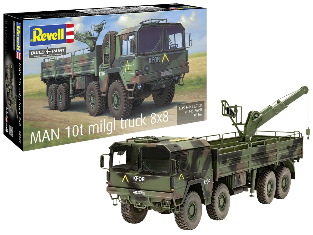 Camion militar tactic 8x8 al armatei germane - model detaliat pentru modelism militar