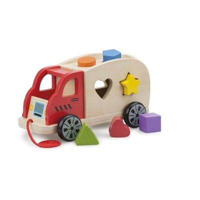 Camion Shape Sorter cu 6 forme