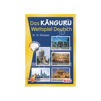 Cangurul Lingvist, sectiunea germana. Das Kanguru - Wettspiel Deutsch III-IV Klassen