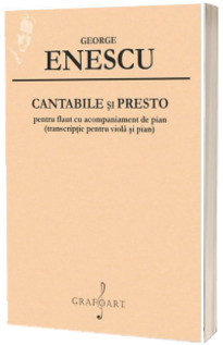Cantabile si Presto pentru flaut cu acompaniament de pian