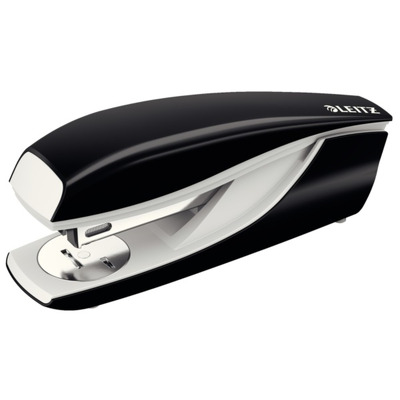 Capsator de birou, metalic,  30 coli, negru, Leitz