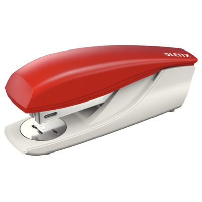 Capsator de birou, plastic, rosu, Leitz