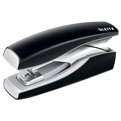 Capsator metalic Leitz Softpress NeXXt Series, 30 coli, 200 capse Softpress incluse, negru