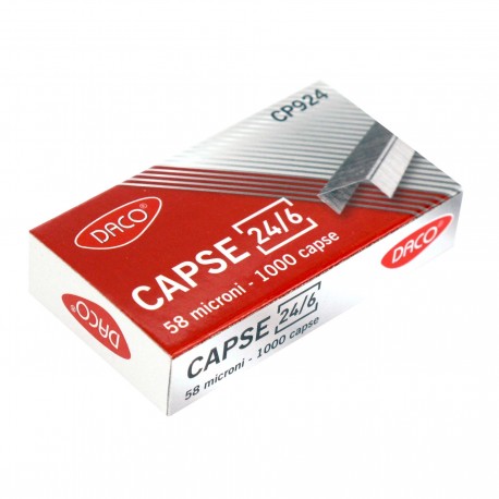 Capse 24/6 DACO 1000 bucati/cutie