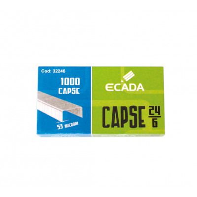 Capse pentru capsator 24/6 Ecada