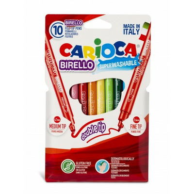 Carioca 10 culori doua capete, Birello, Carioca