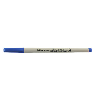 Carioca Supreme Brush Pen, varf flexibil (tip pensula) - albastru