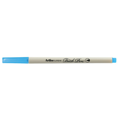 Carioca Supreme Brush Pen, varf flexibil (tip pensula) - albastru deschis