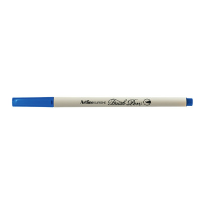 Carioca Supreme Brush Pen, varf flexibil (tip pensula) - albastru electric