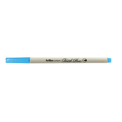Carioca Supreme Brush Pen, varf flexibil (tip pensula) - albastru pal