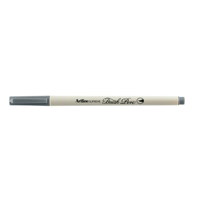 Carioca Supreme Brush Pen, varf flexibil (tip pensula) - gri