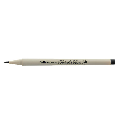 Carioca Supreme Brush Pen, varf flexibil (tip pensula) - negru