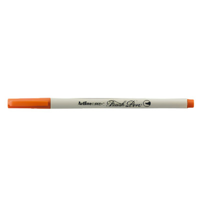 Carioca Supreme Brush Pen, varf flexibil (tip pensula) - portocaliu inchis
