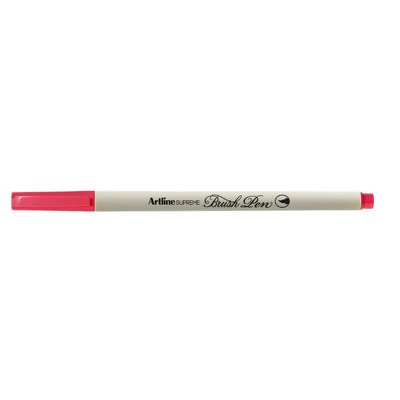 Carioca Supreme Brush Pen, varf flexibil (tip pensula) - rosu pal