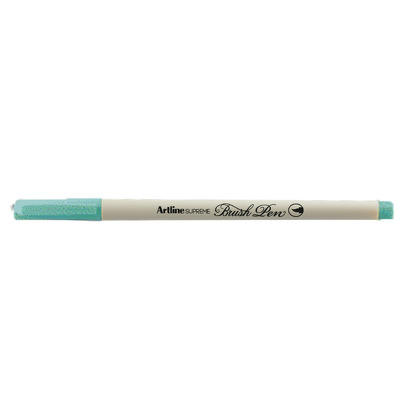 Carioca Supreme Brush Pen, varf flexibil (tip pensula) - turcoaz deschis