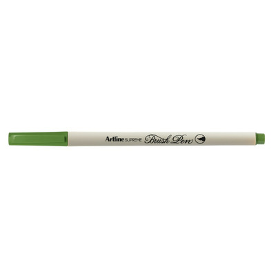 Carioca Supreme Brush Pen, varf flexibil (tip pensula) - verde pal