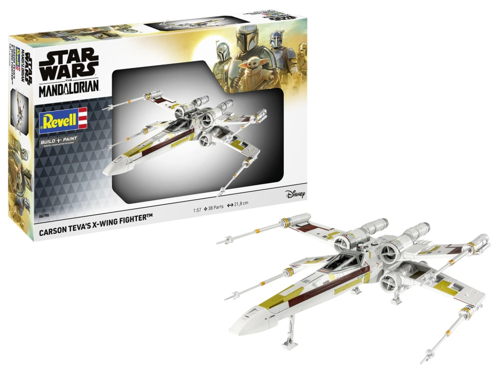 Carson Tevas X - Wing Fighter: The Mandalorian Revell. Kit de asamblat