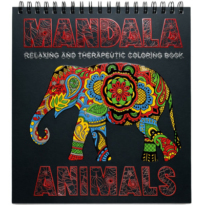 Carte colorat mandala - Animale