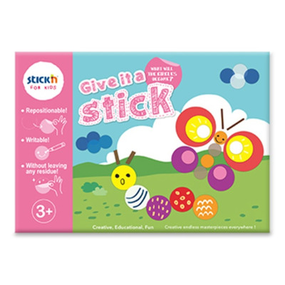 Carte creativa Stickn Give it a Stick - cercuri (+3 ani)
