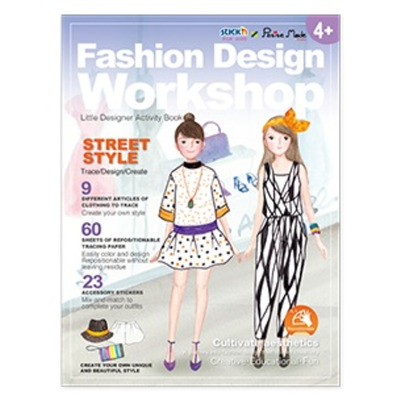 Carte creativa Stickn Little Designer Activity book - Street Style