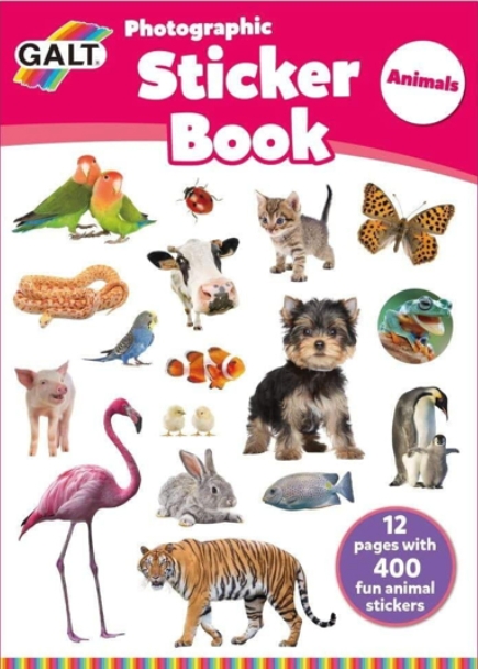 Carte cu abtibilduri - animalute