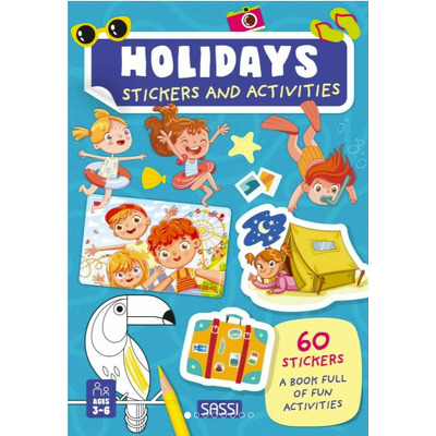 Carte de activitati cu abtibilduri - In vacanta