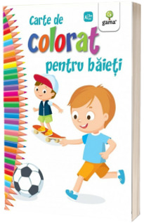 Carte de colorat pentru baietei - Editia 2018