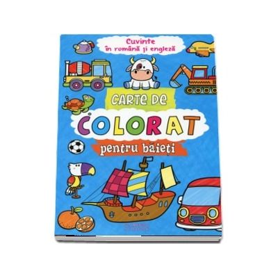 Carte de colorat pentru baieti