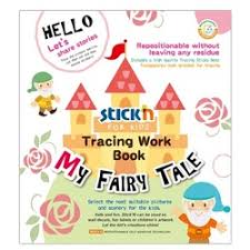 Carte educativa Stickn Tracing Work Book - My Fairy Tale