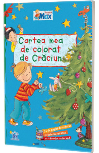 Cartea mea de colorat de Craciun - Invata cu Max