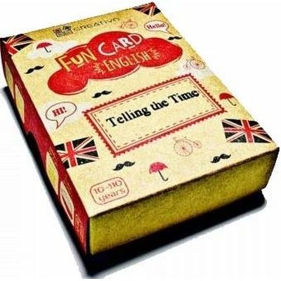 Carti de joc educative in limba engleza. Fun Card English. Telling the Time