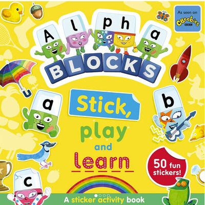 Carticica cu activitati Alphablocks - Lipesc, ma joc si invat