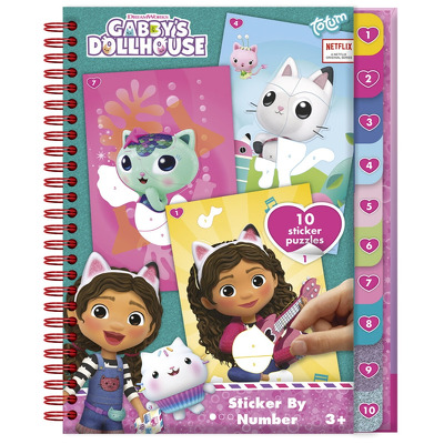 Carticica cu activitati si abtibilduri - Gabby's Dollhouse
