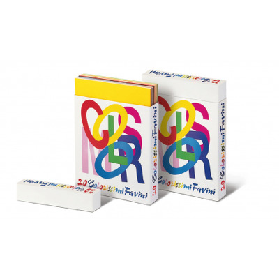 Carton color asortat 50x70 set 200 coli Prisma