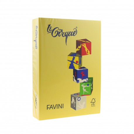 Carton color,  galben inchis, 160 g/mp A4, 250 coli  Favini