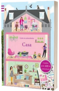 Casa - Carte cu autocolante