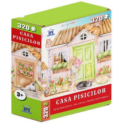 Casa pisicilor - puzzle 320 piese