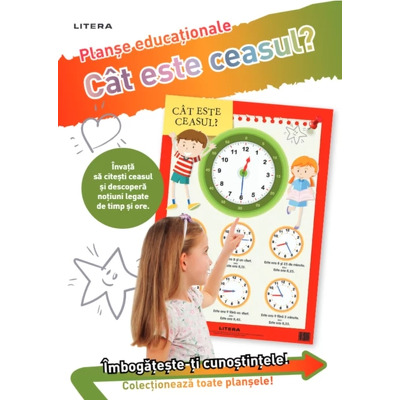 Cat este ceasul?. Planse educationale