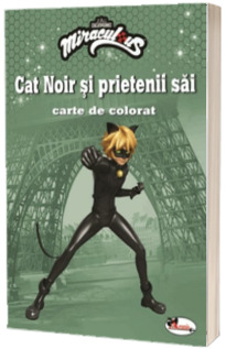 Cat Noir si prietenii sai. Carte de colorat Cat Noir si prietenii sai. Carte de colorat