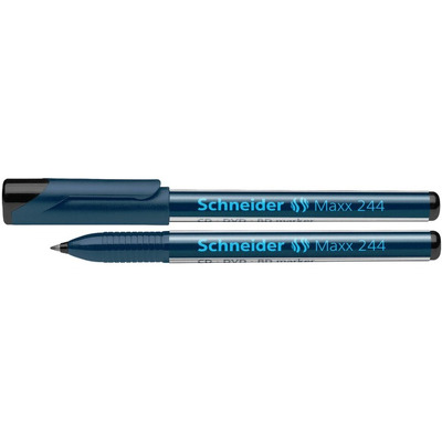 CD/DVD-marker Schneider Maxx 244, varf 0.7mm - negru