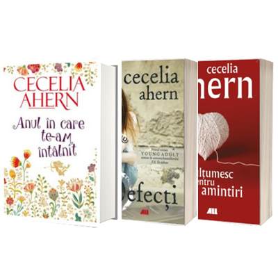 Pachet de autor Cecilia Ahern: Anul in care te-am intalnit, Defecti si Multumesc pentru amintiri