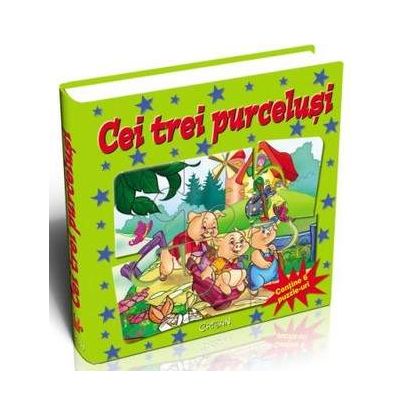 Cei 3 purcelusi - Povestile mele... din bucatele! (Contine 6 puzzle-uri)