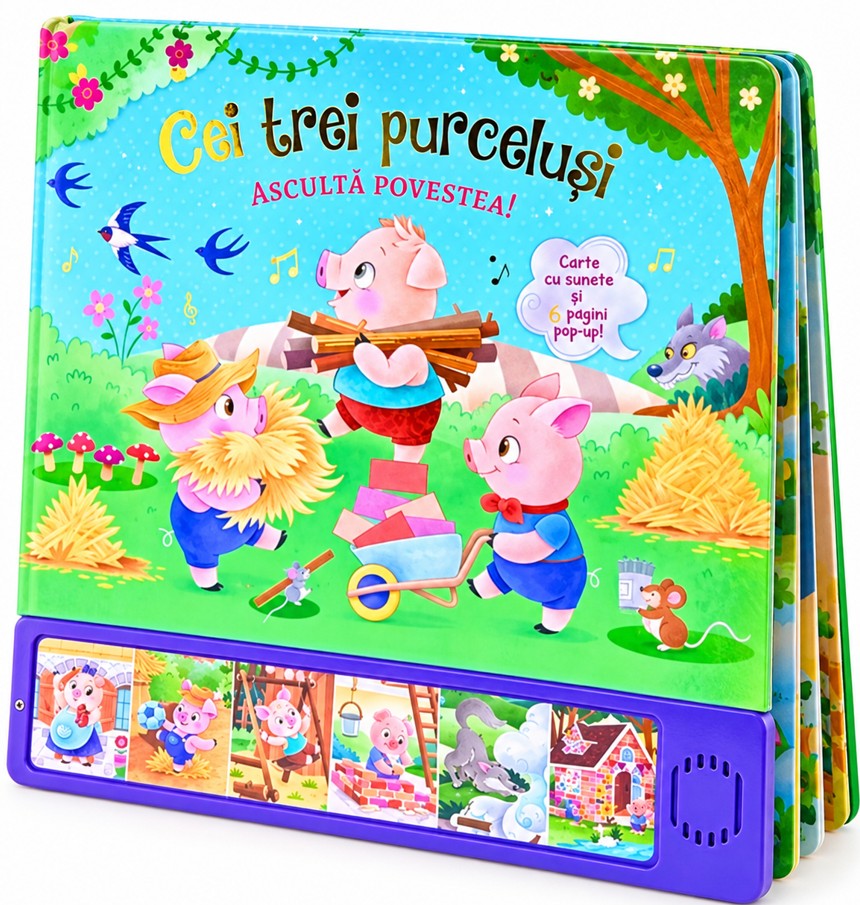 Cei trei purcelusi. Asculta povestea! Cei trei purcelusi. Asculta povestea!